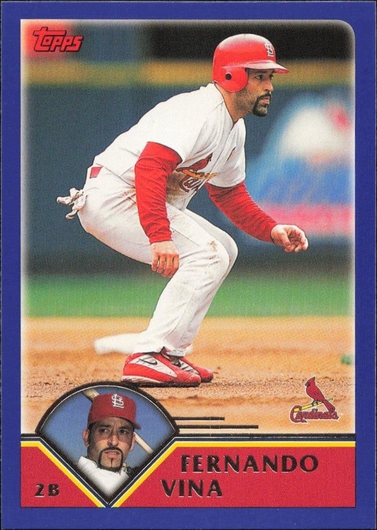 2003 Topps Series 1 Fernando Vina #223 trading card
