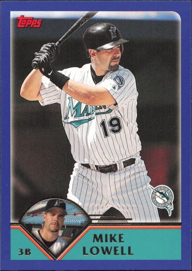 2003 Topps Series 1 Mike Lowell #211 trading card