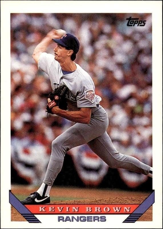 1993 Topps Series 2 Kevin Brown #785 trading card