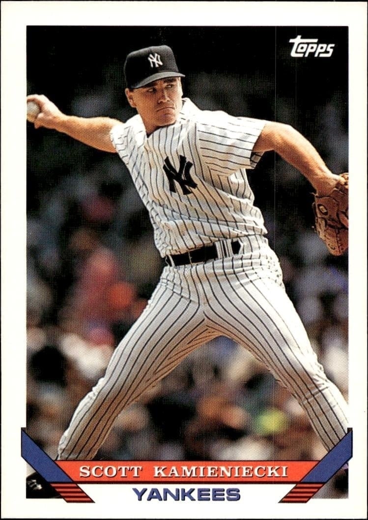 1993 Topps Series 2 Scott Kamieniecki #749 trading card