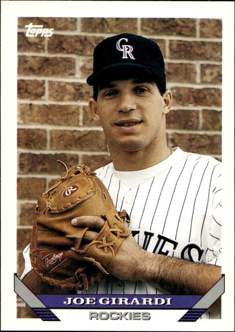 1993 Topps Series 2 Joe Girardi #425 trading card