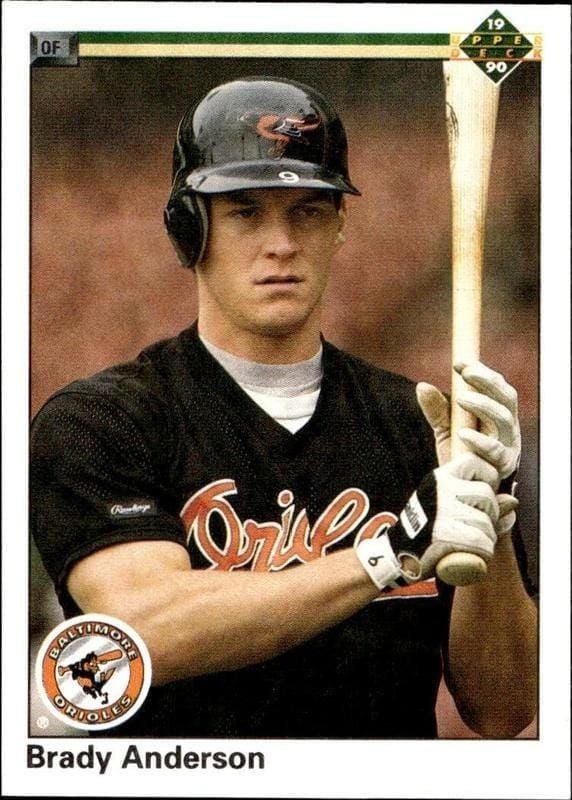 1990 Upper-Deck Low Number Brady Anderson #290 trading card