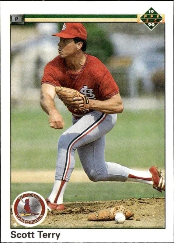1990 Upper-Deck Low Number Scott Terry #260 trading card