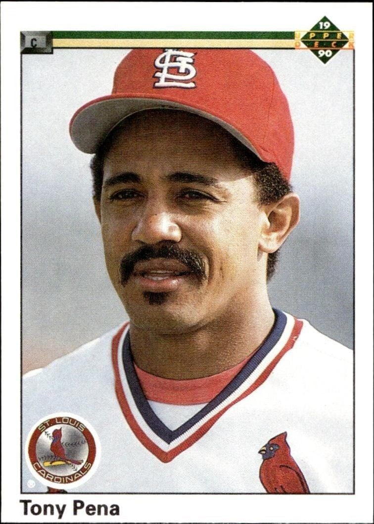 1990 Upper-Deck Low Number Tony Pena #276 trading card