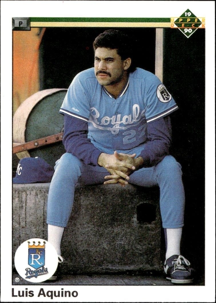 1990 Upper-Deck Low Number Luis Aquino #274 trading card