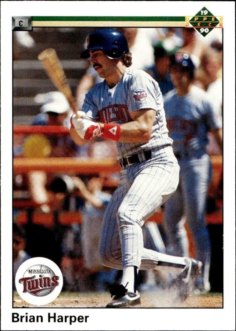 1990 Upper-Deck Low Number Brian Harper #391 trading card
