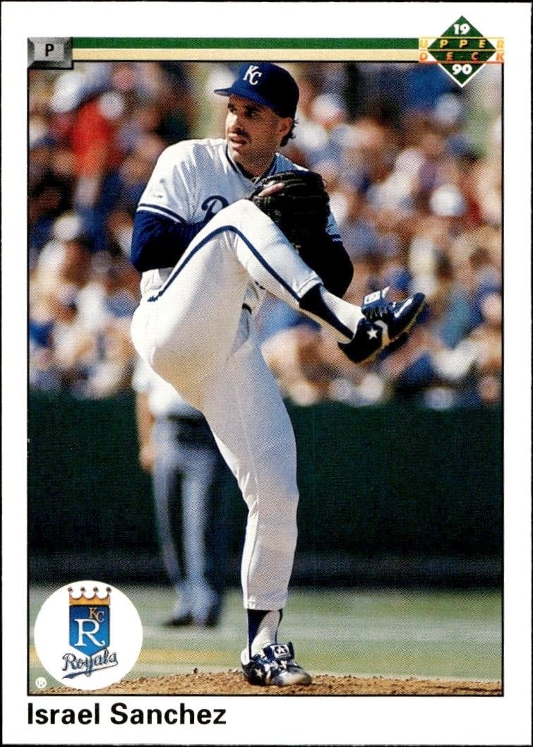 1990 Upper Deck Israel Sanchez #384 baseball trading card front