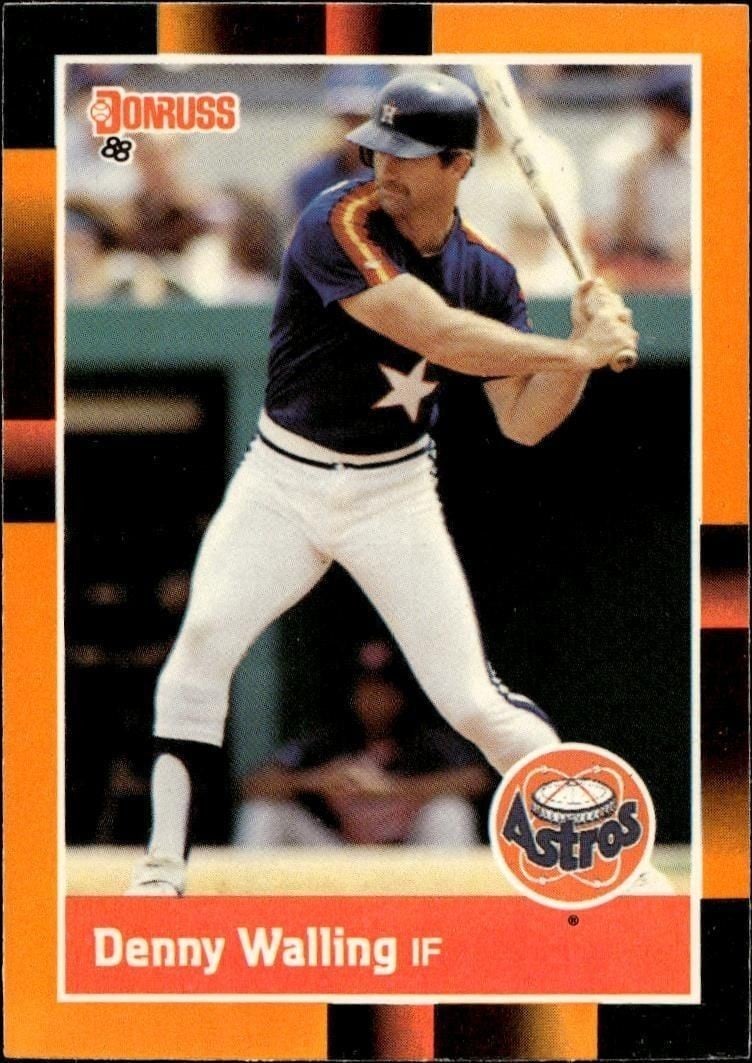 1988 Donruss Baseball's Best Denny Walling #309 trading card