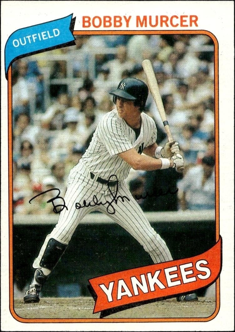 1980 Topps Bobby Murcer #365 trading card