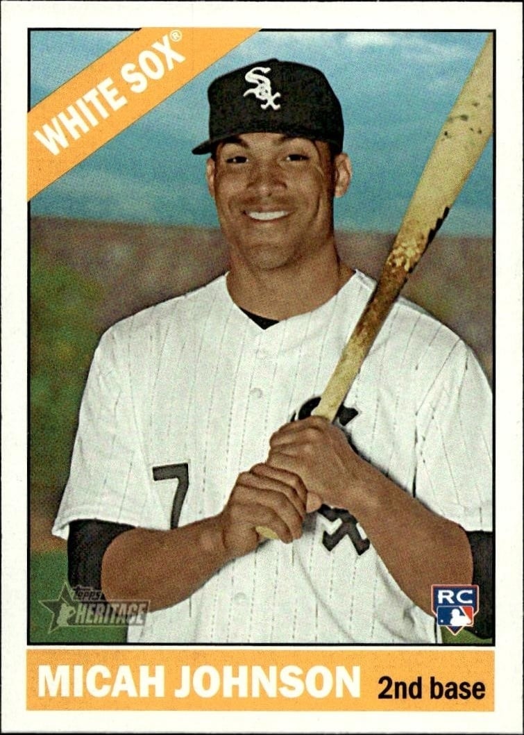 2015 Topps Heritage High Number Micah Johnson #617 trading card