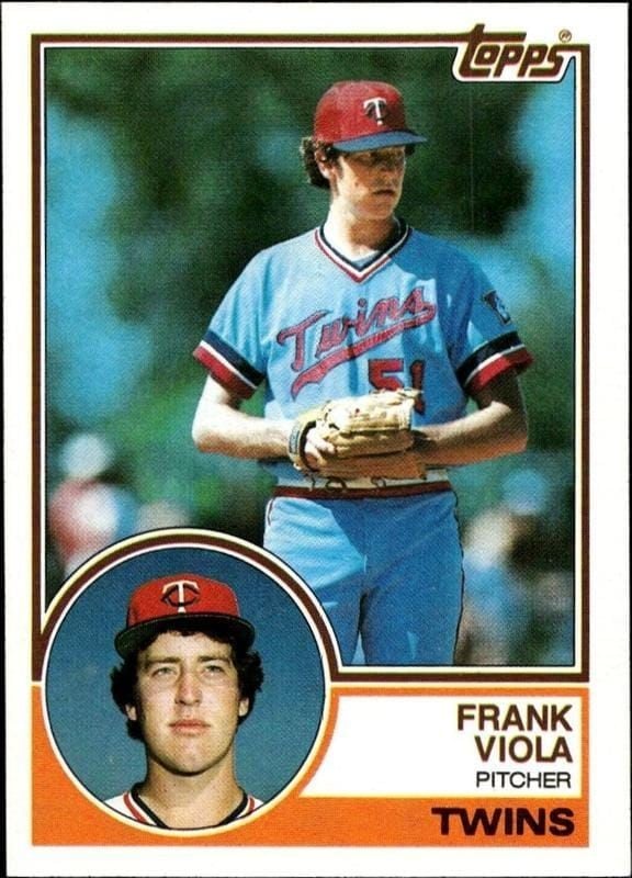 1983 Topps Frank Viola #586 trading card