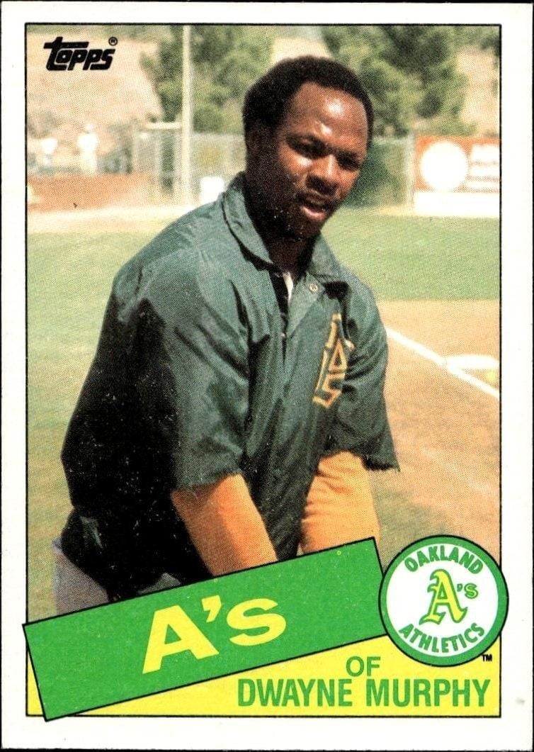 1985 Topps Dwayne Murphy #231 trading card