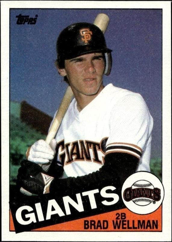 1985 Topps Brad Wellman #409 trading card