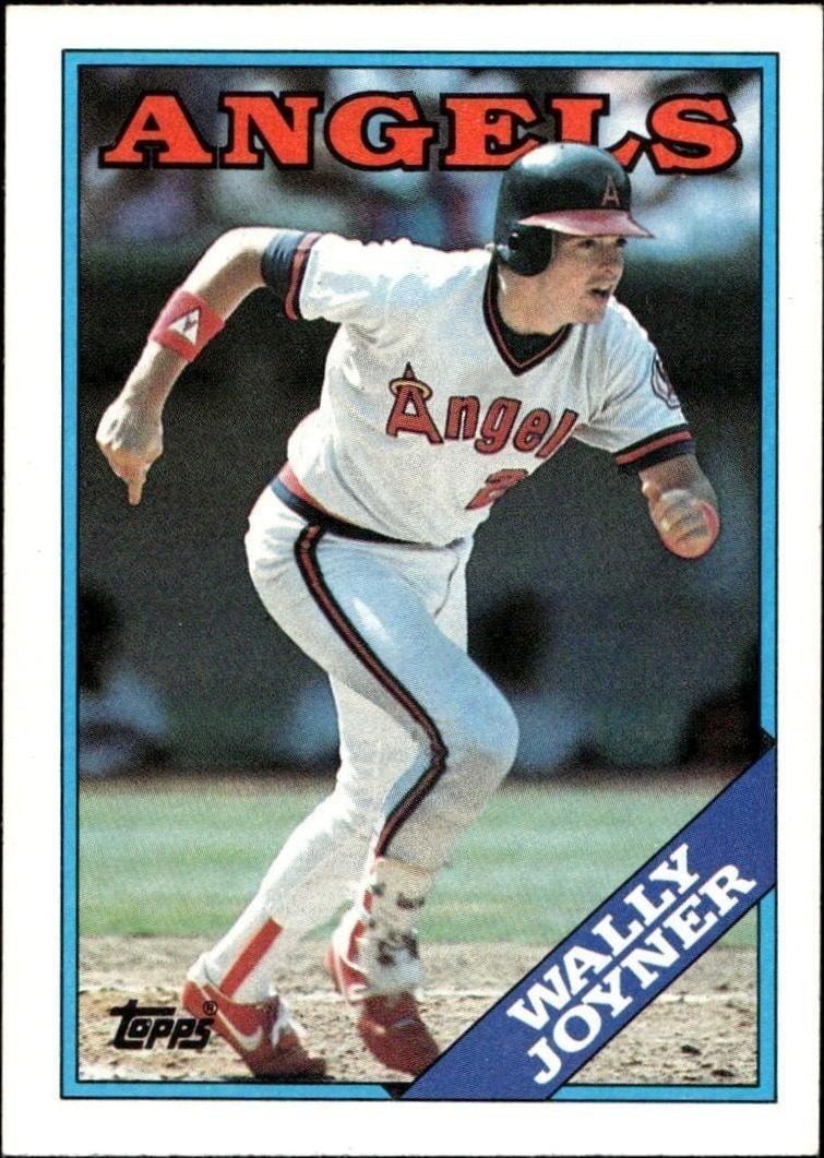 1988 Topps Wally Joyner #420 trading card
