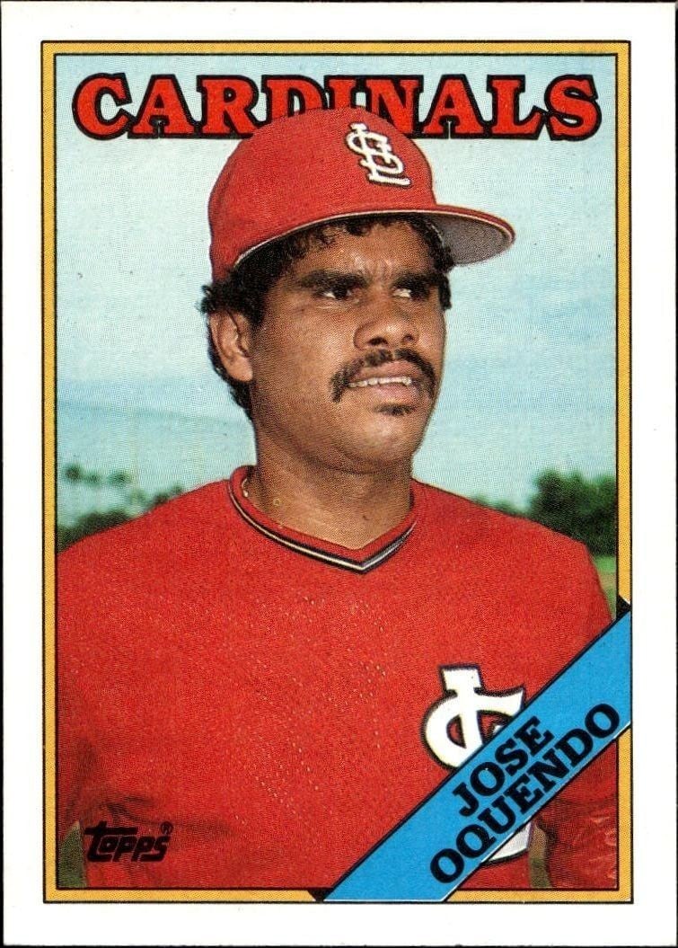 1988 Topps Jose Oquendo #83 trading card