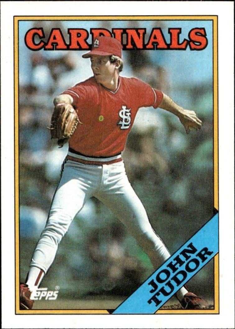 1988 Topps John Tudor #792 trading card
