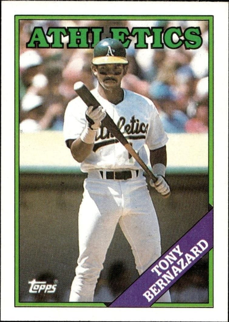1988 Topps Tony Bernazard #122 trading card