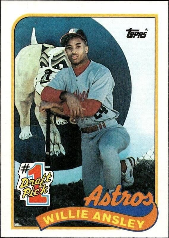 1989 Topps Willie Ansley #607 trading card