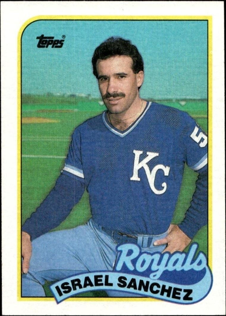 1989 Topps Israel Sanchez #452 baseball trading card front