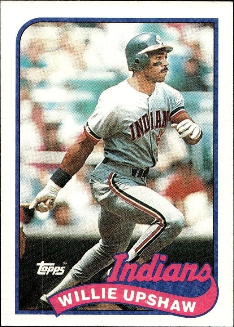 1989 Topps Willie Upshaw #106 trading card