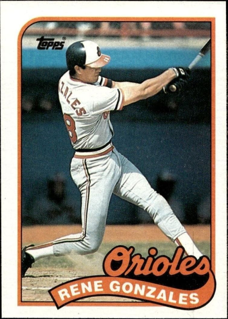 1989 Topps Rene Gonzales #213 trading card