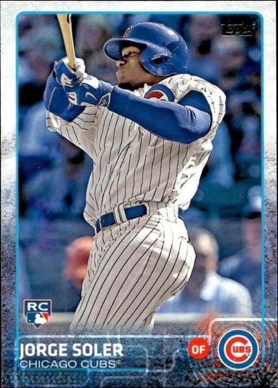 2015 Topps Series 1 Jorge Soler #108 trading card