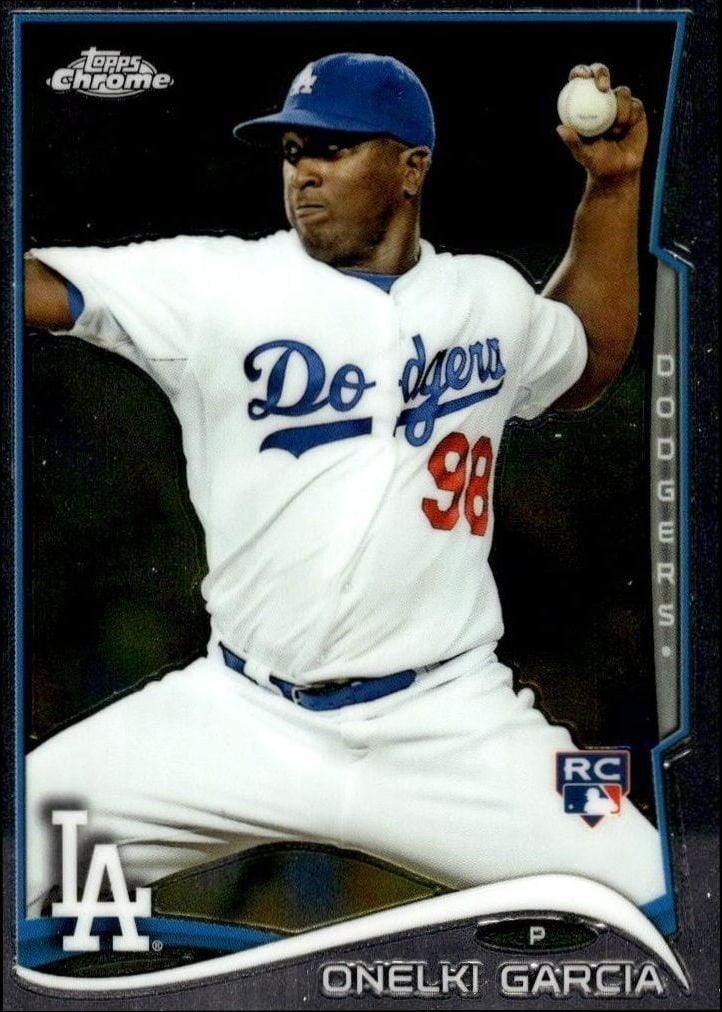 2014 Topps Chrome Onelki Garcia #133 trading card