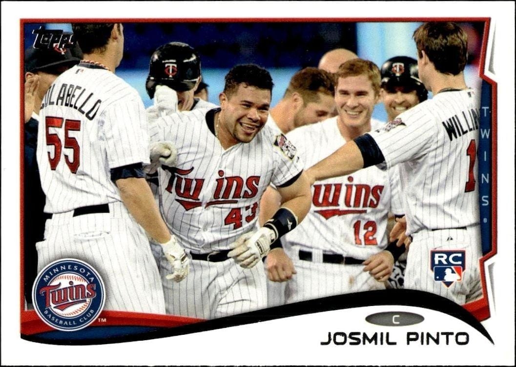 2014 Topps Series 1 Josmil Pinto #24 trading card