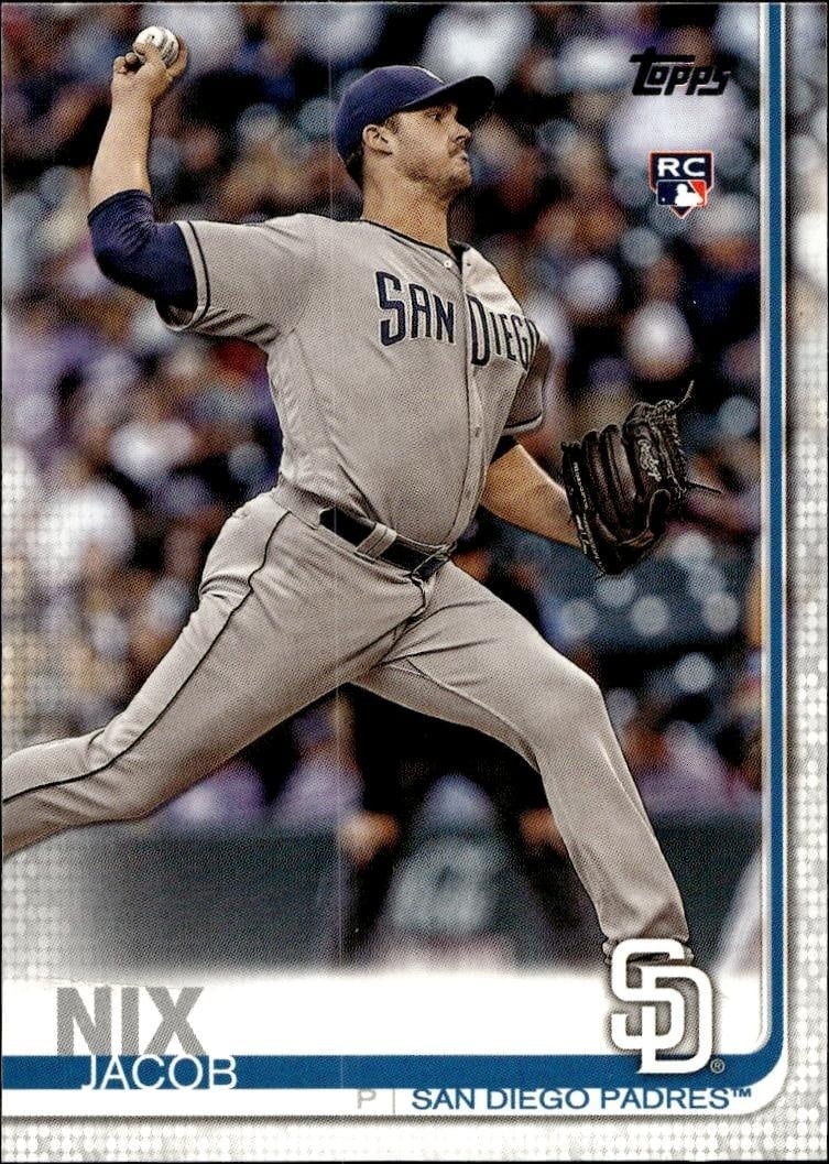 2019 Topps Series 1 Jacob Nix #33 trading card