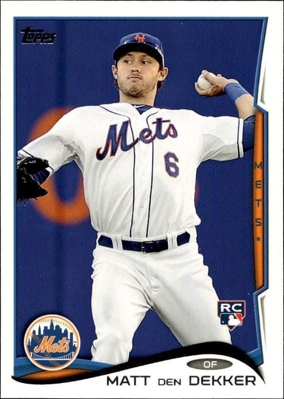 2014 Topps Series 2 Matt den Dekker #510 trading card