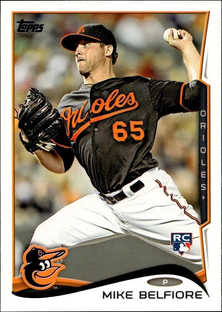 2014 Topps Series 2 Mike Belfiore #516 trading card