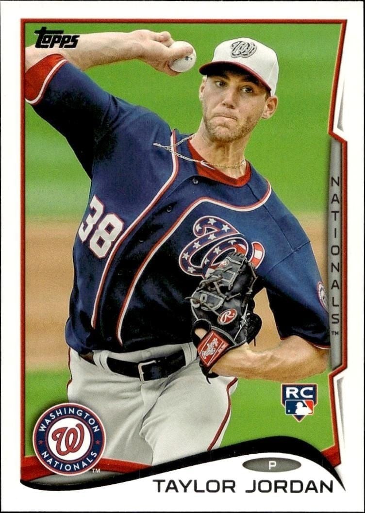 2014 Topps Series 2 Taylor Jordan #374 trading card