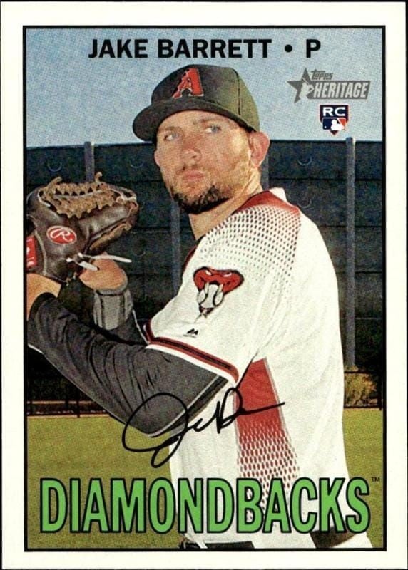 2016 Topps Heritage High Number Jake Barrett #636 trading card