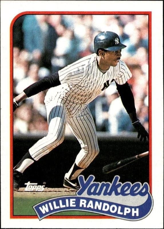 1989 Topps Willie Randolph #635 trading card