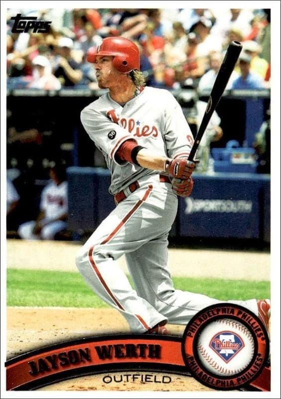 2011 Topps Series 1 Jayson Werth #325 trading card