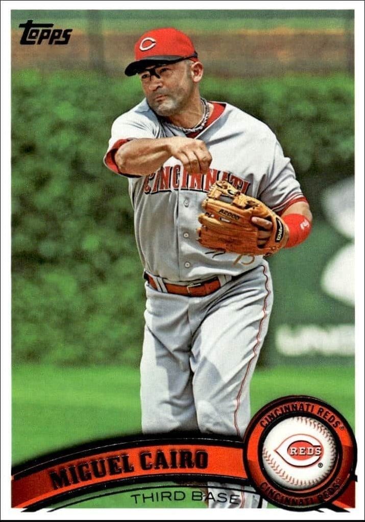 2011 Topps Series 2 Miguel Cairo #417 trading card