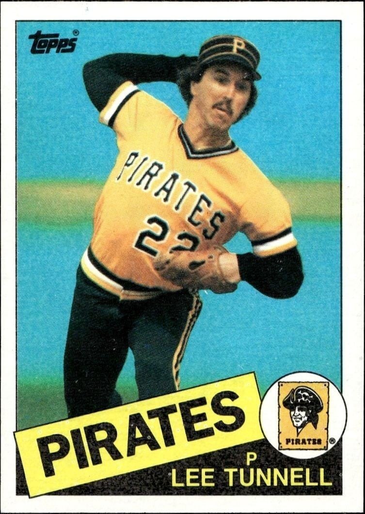1985 Topps Lee Tunnell #21 trading card