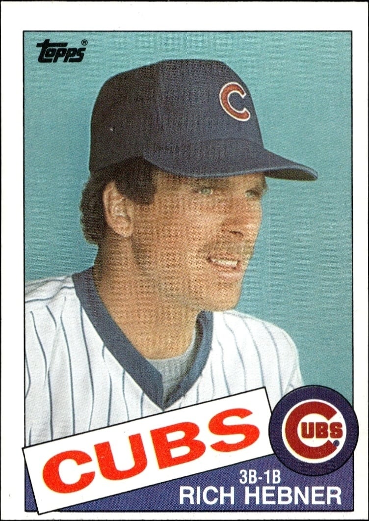 1985 Topps Rich Hebner #124 trading card