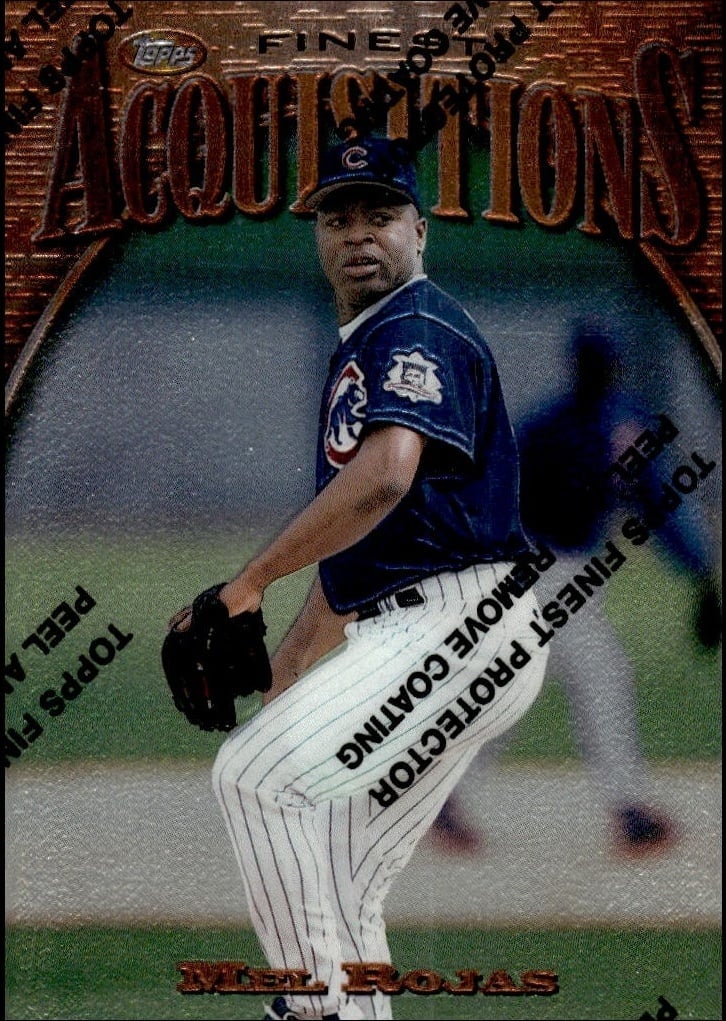 1997 Topps Finest Mel Rojas #274 trading card