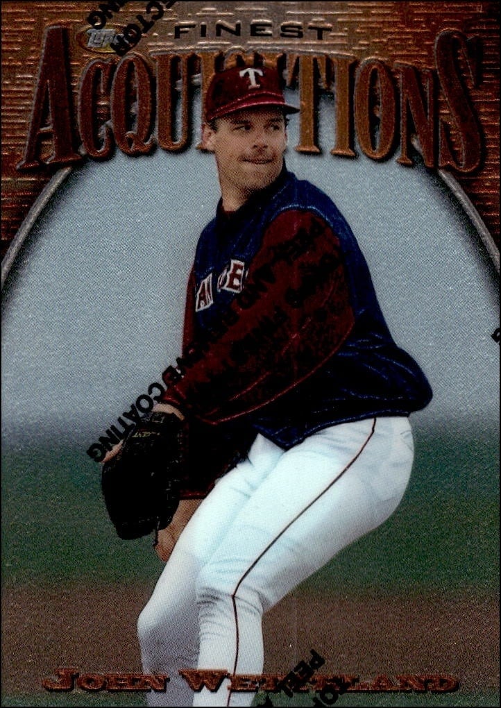 1997 Topps Finest John Wetteland #222 trading card