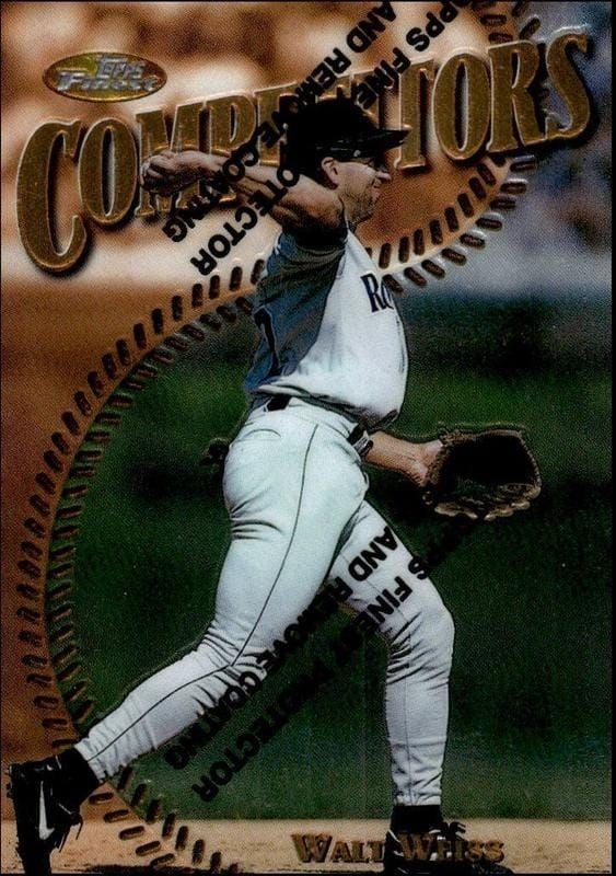 1997 Topps Finest Walt Weiss #180 trading card