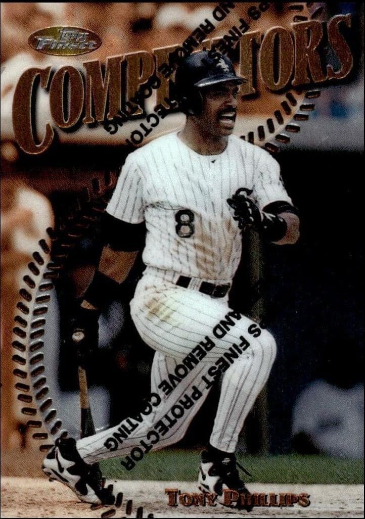 1997 Topps Finest Tony Phillips #215 trading card