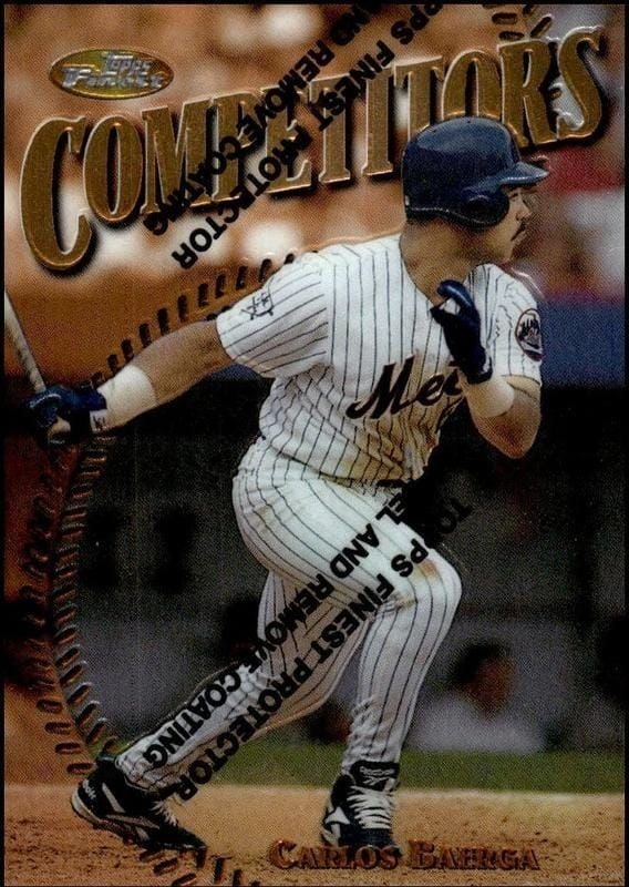 1997 Topps Finest Carlos Baerga #230 trading card