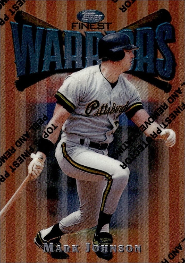 1997 Topps Finest Mark Johnson #9 trading card