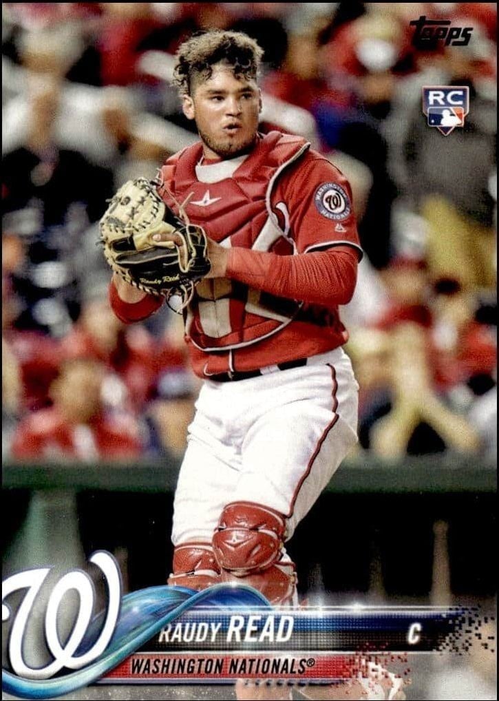 2018 Topps Series 1 Raudy Read #136 trading card