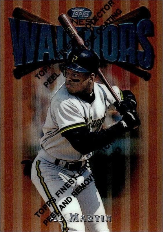 1997 Topps Finest Al Martin #6 trading card
