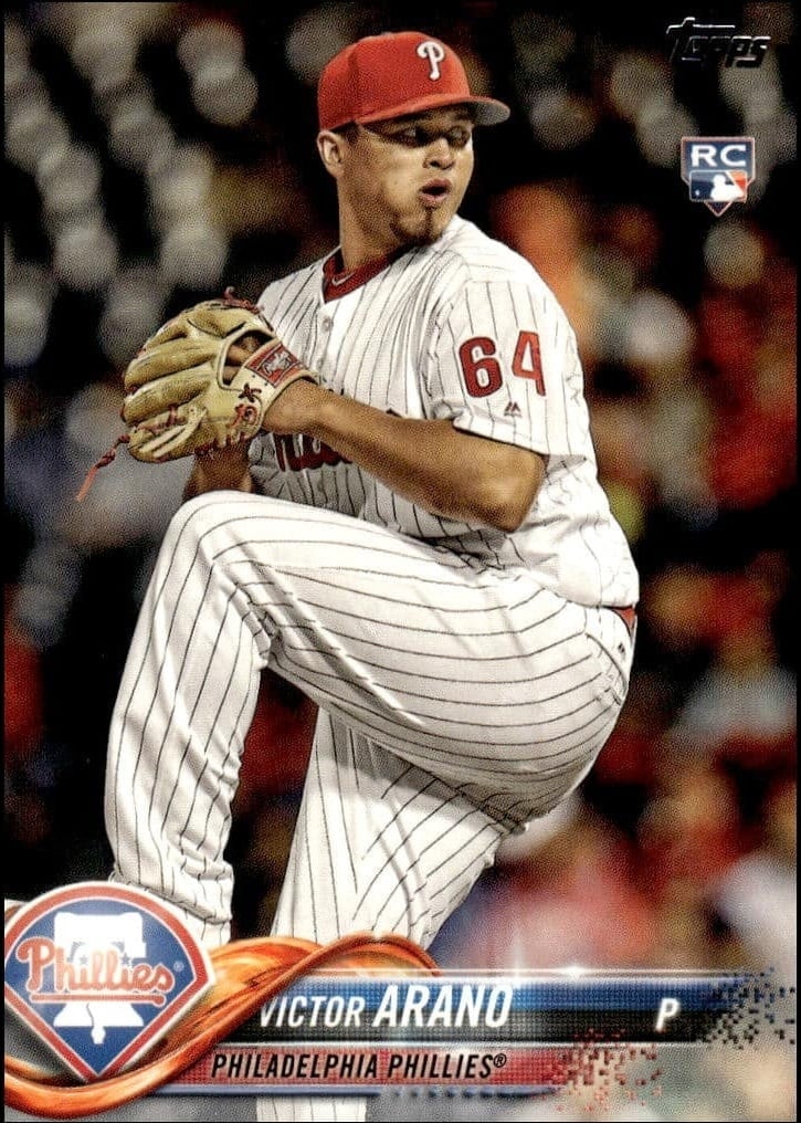 2018 Topps Series 2 Victor Arano #675 trading card