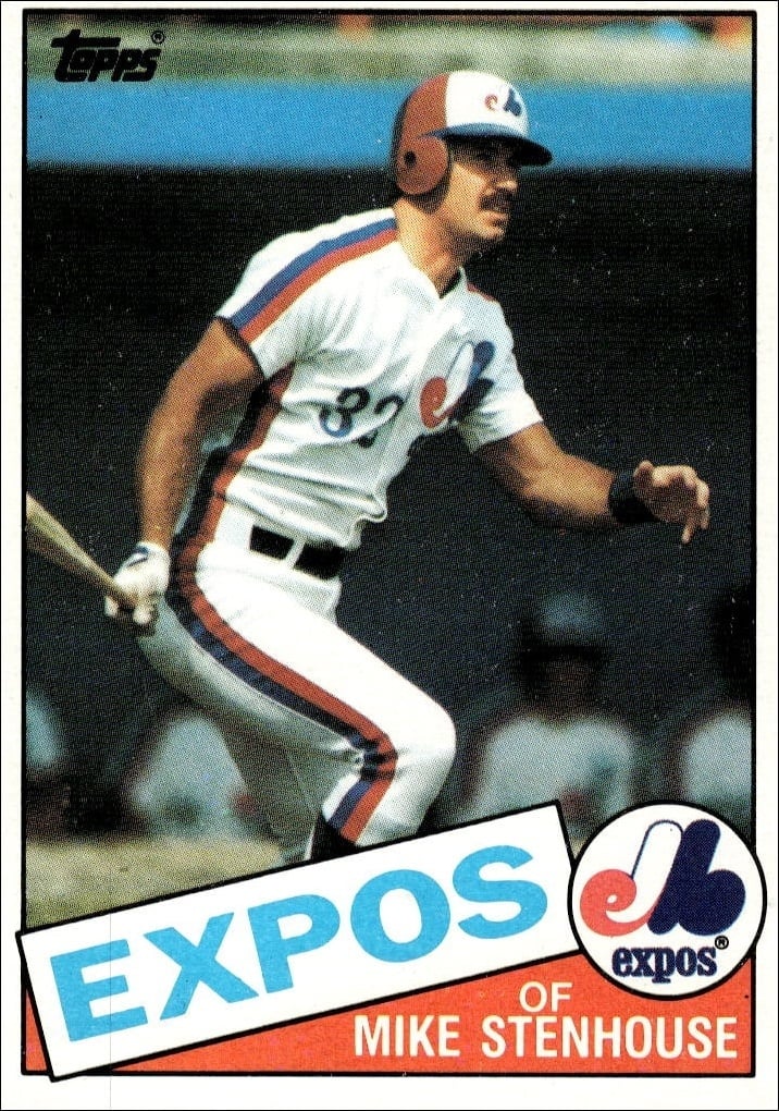 1985 Topps Mike Stenhouse #658 trading card
