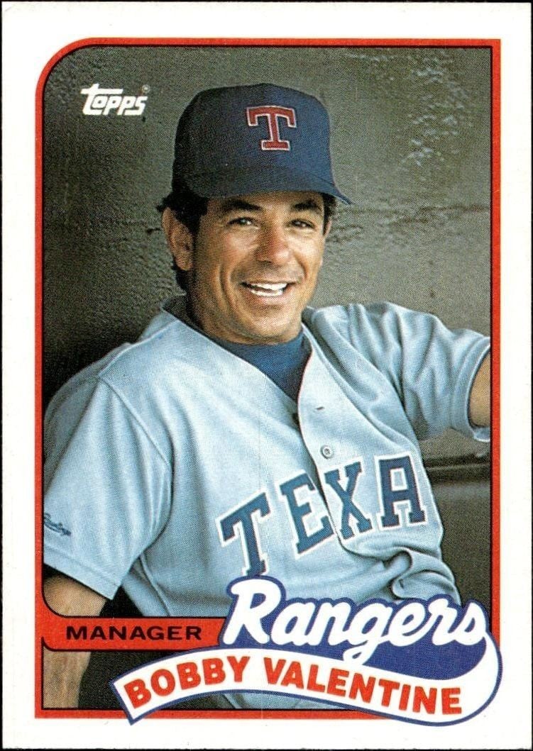 1989 Topps Bobby Valentine #314 trading card