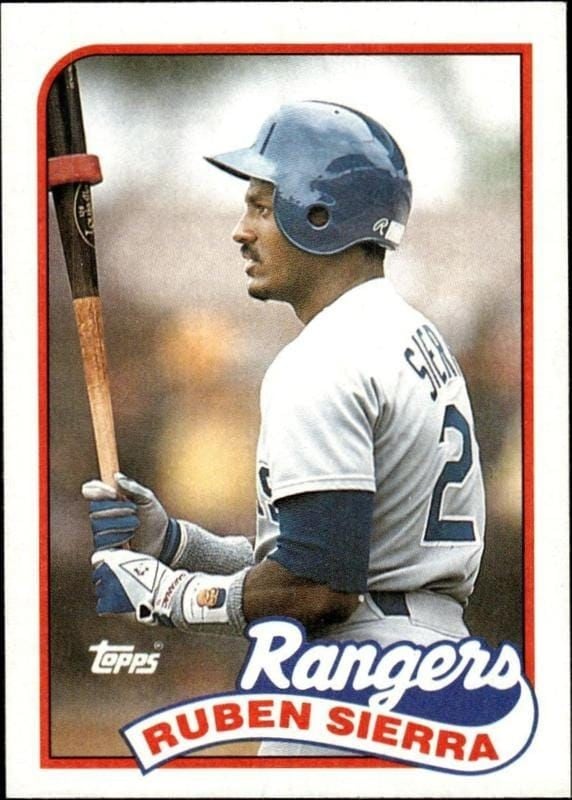 1989 Topps Ruben Sierra #53 trading card
